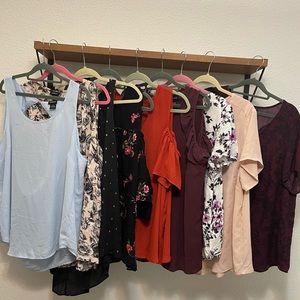 Huge Bundle of 9 Tops- Torrid all Size 1